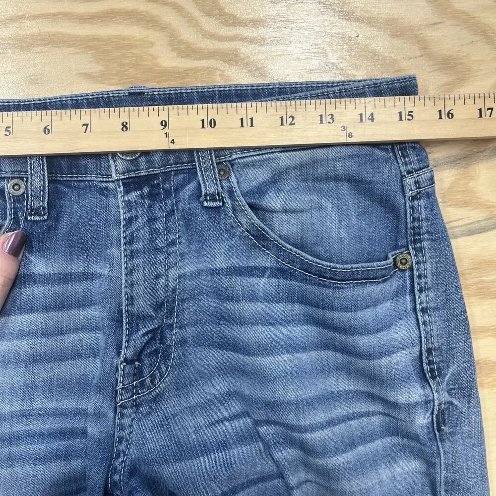 BKE Buckle Jeans Jake Straight Mens 32x32 Blue Denim Stretch Cowboy Casual